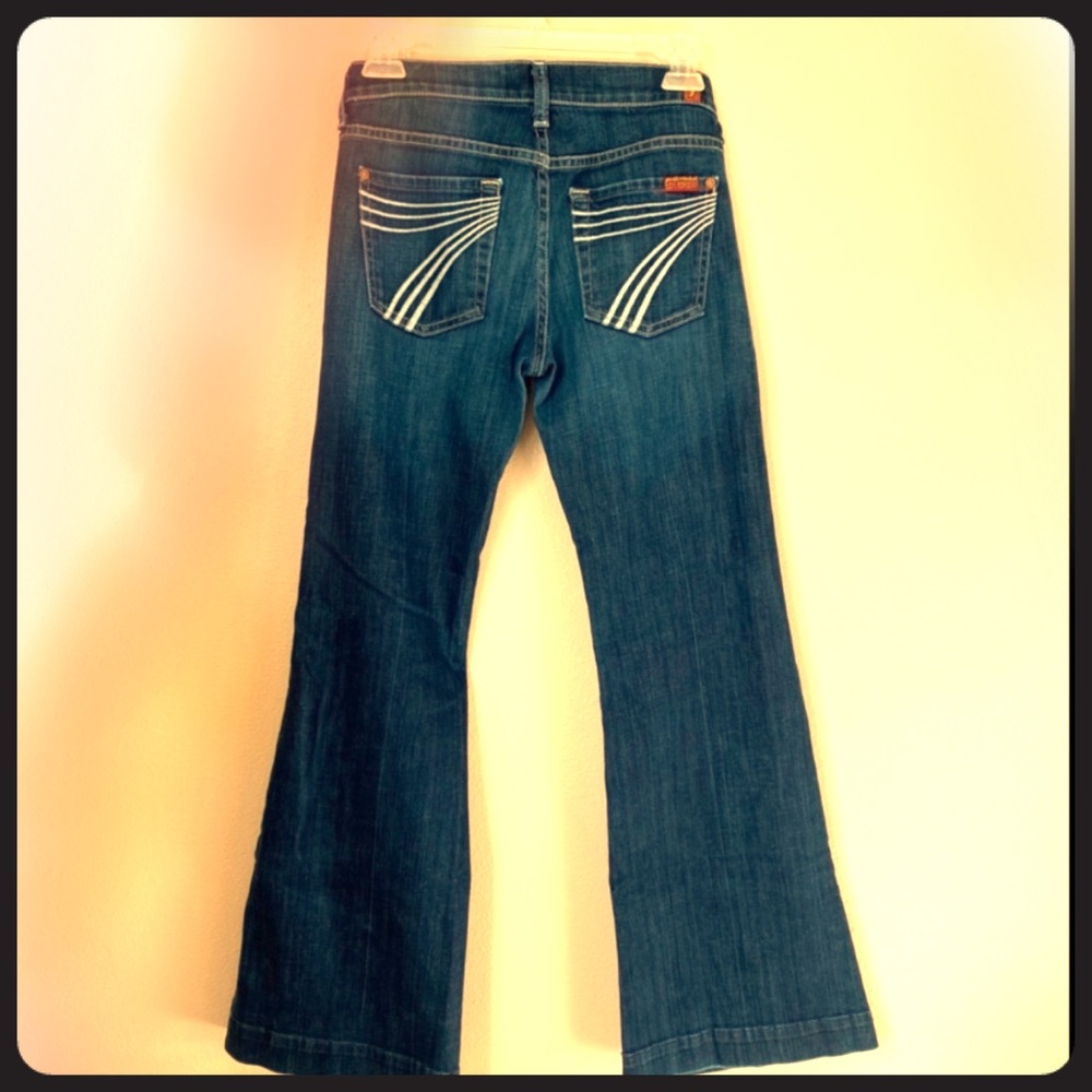 7 For All Mankind Dojo Dark Denim Jeans